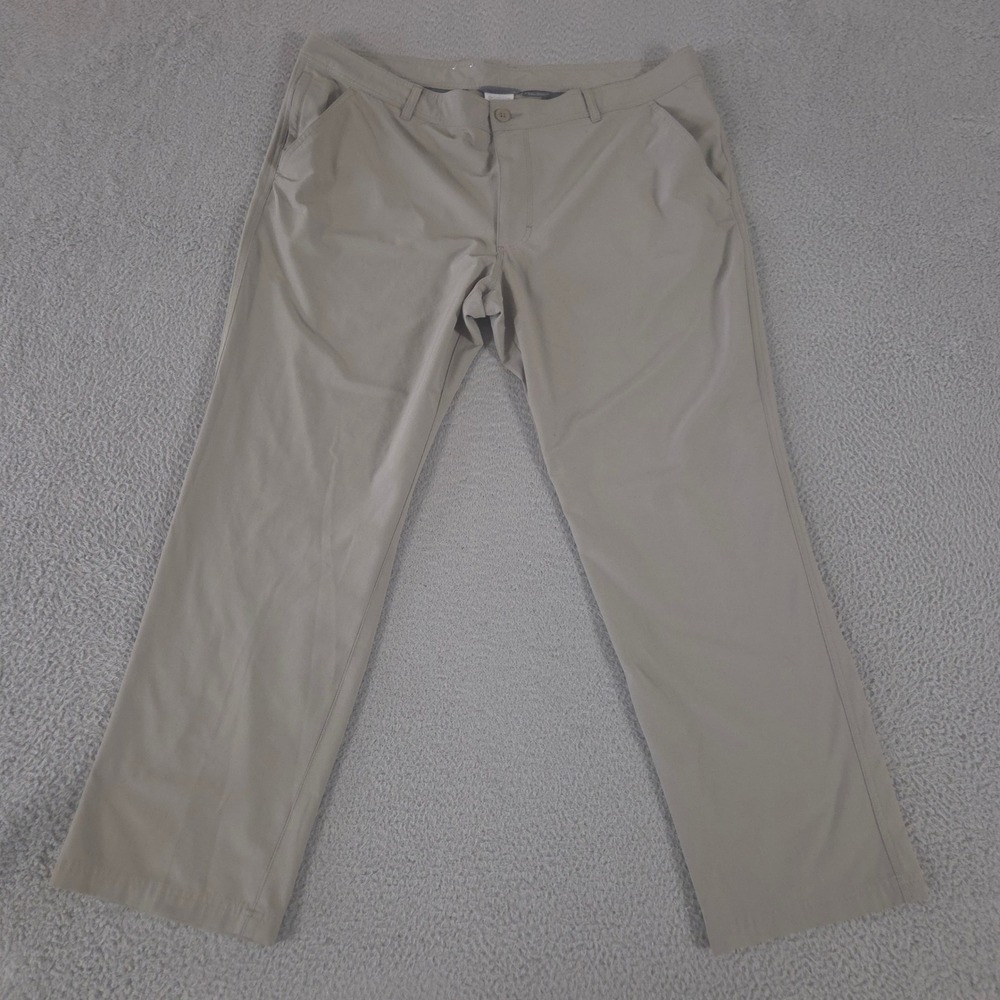 Columbia Pants Mens 44x32 Regular Fit Omni-Shield Straight Leg Stretch Hiking